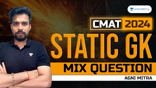 CMAT 2024 Static GK Mix Question | Agni Mitra