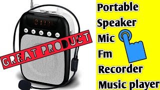 best portable microphone and speaker for teachers india