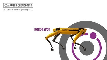Robothond Spot met 5G besturing | Robot Center Computer Checkpoint