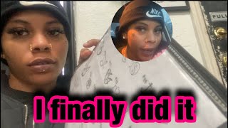 COME GET MY FACE TAT WITH ME😱😭 | Mini Vlog
