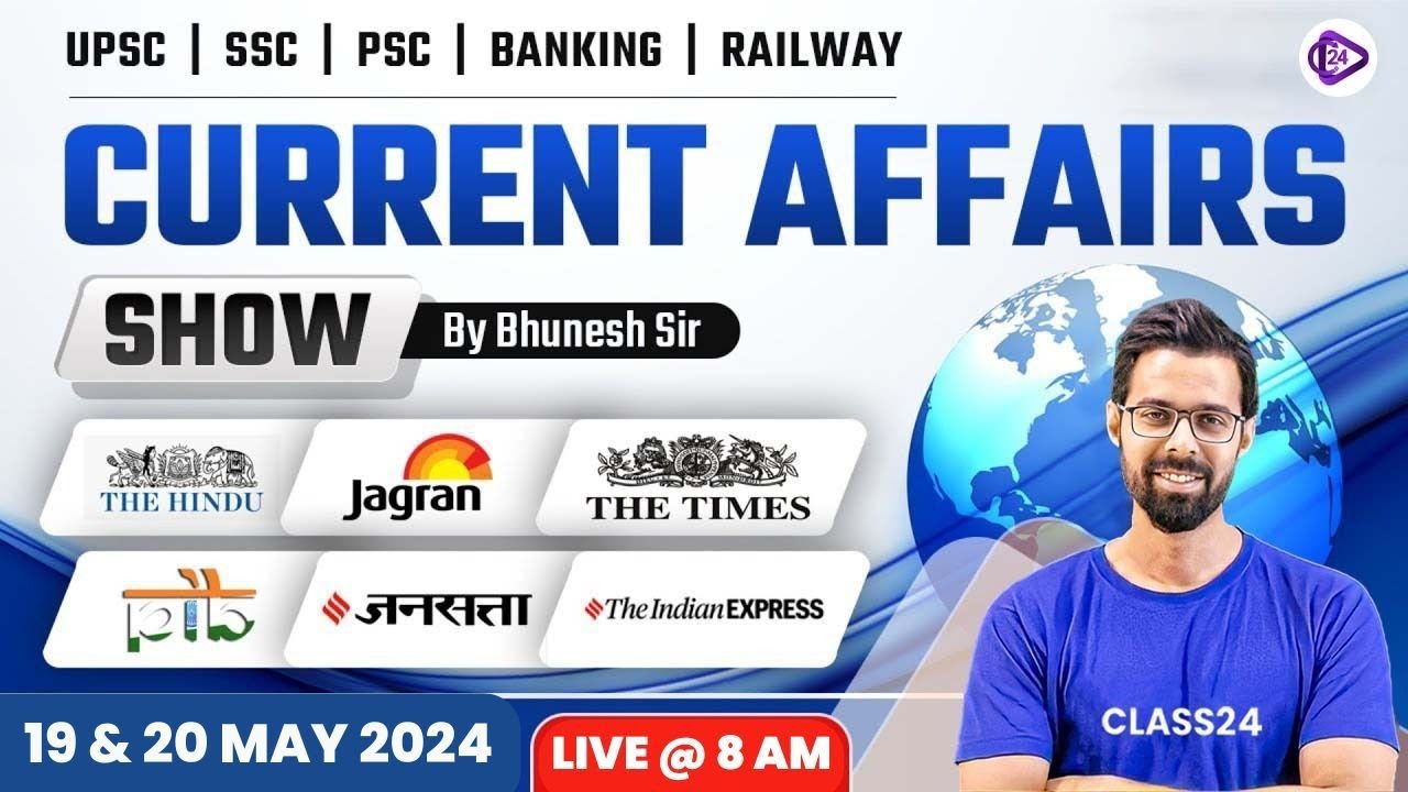 20 May Current Affairs 2024 | Current Affairs Today | Daily Current Affairs | Krati Mam