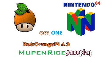 RetrOrangePi 4.3 Nintendo64 MupenRice Orange Pi One