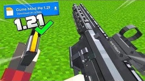 BEST Gun Mod For MINECRAFT POCKET EDITION 1.21+ 🔥