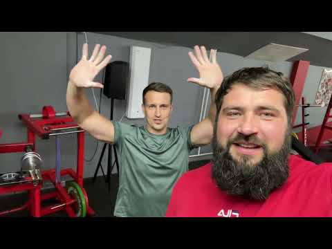 Training with the winner of the show Titans-2 on TNT. With Nikolay Bobylev.