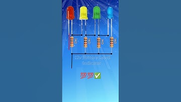 12v Battery Level Indicator Circuit || DIY #shorts #new