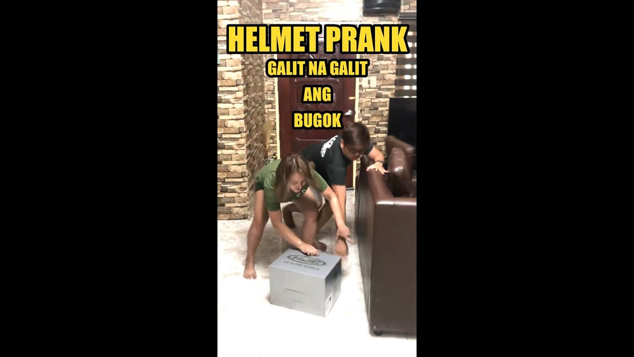 HELMET PRANK KAY BUGOK NORVIN  G NA G HAHAHA