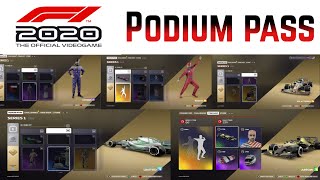F1 2020 Podium pass first look and first ever item shop