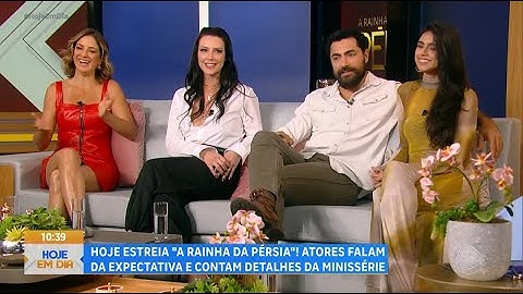 Elenco de A Rainha da Pérsia fala sobre a superprodução | Hoje em Dia