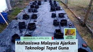 Mahasiswa Universiti Teknologi Malaysia Ajarkan Teknologi Tepat Guna Kepada Warga Lamdingin