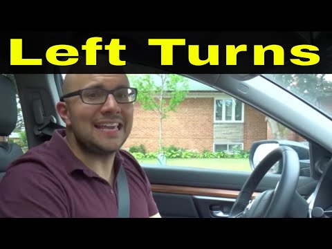 Making Left Turns With Push Pull Steering-Driving Lesson