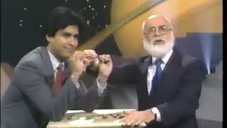 Exploring Psychic Powers Live (1989) - James Randi debunking psychokinesis