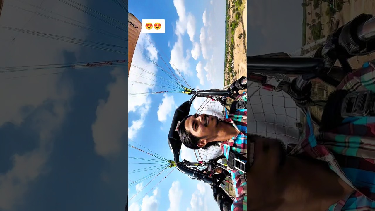 FIRST TIME PARAGLIDING EXPERIENCED 😍🤩  