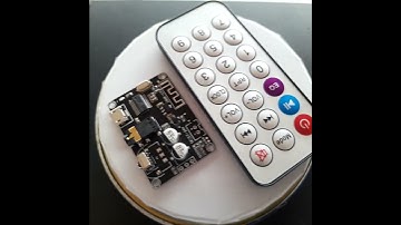 Bluetooth Stereo Audio Receiver, Supply DC5V/3.7V-24V & Remote Control