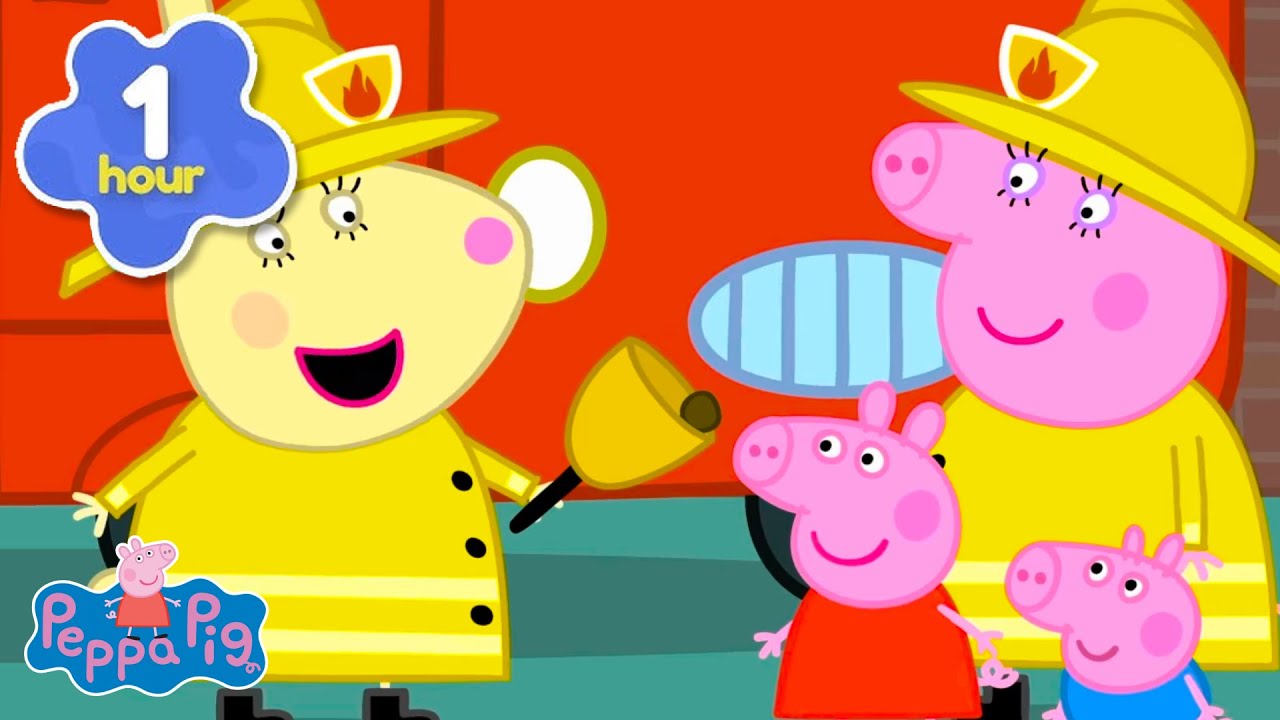 🚒Η Πέππα το Γουρουνάκι Μαθαίνει για τα Πυροσβεστικά Οχήματα! | Πέππα το Γουρουνάκι