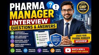 Top Pharma Manager Interview Questions and Answers 💼💊 | GMP & Leadership Guide