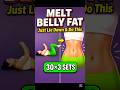 6 Pilates Moves That Melt Belly Fat While Lying Down (30×3 Sets!) #shorts
