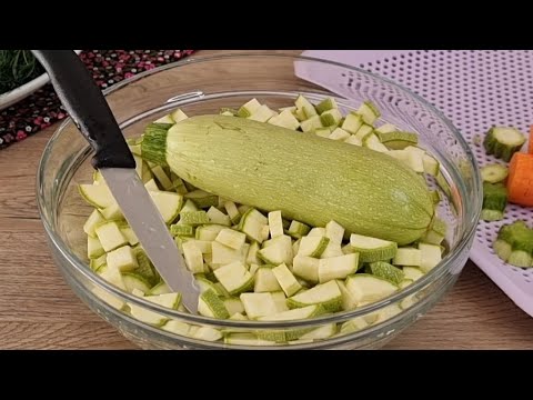 Best Zucchini Recipe | Easy and Healthy | So Delicious | Enable Subtitles