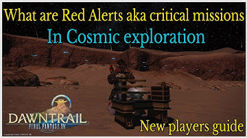 How red alert events work in cosmic exploration