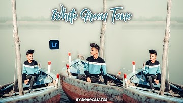 White Green Tone Lightroom Mobile Presets Color Grading Tutorial - Shan Creator #youtube #shorts