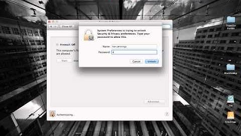 Activating Firewall In Mac OS X Lion 10.7.2
