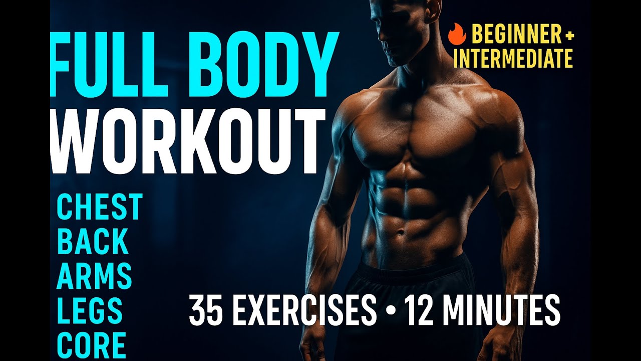 Exercices Explained 🔥 Ultimate Full Body Workout Guide — 35 Exercises Explained (8-Minute ...
