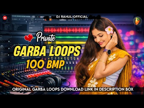 💥 100 BPM Private Garba Loops | Best Gujarati Garba Sample Pack | DJ Rahul Official