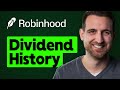 How to See Dividend History on Robinhood