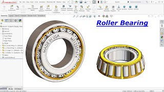 Solidworks tutorial Roller Bearing