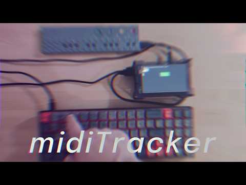 First Test of my Python midiTracker on a Raspberry PI