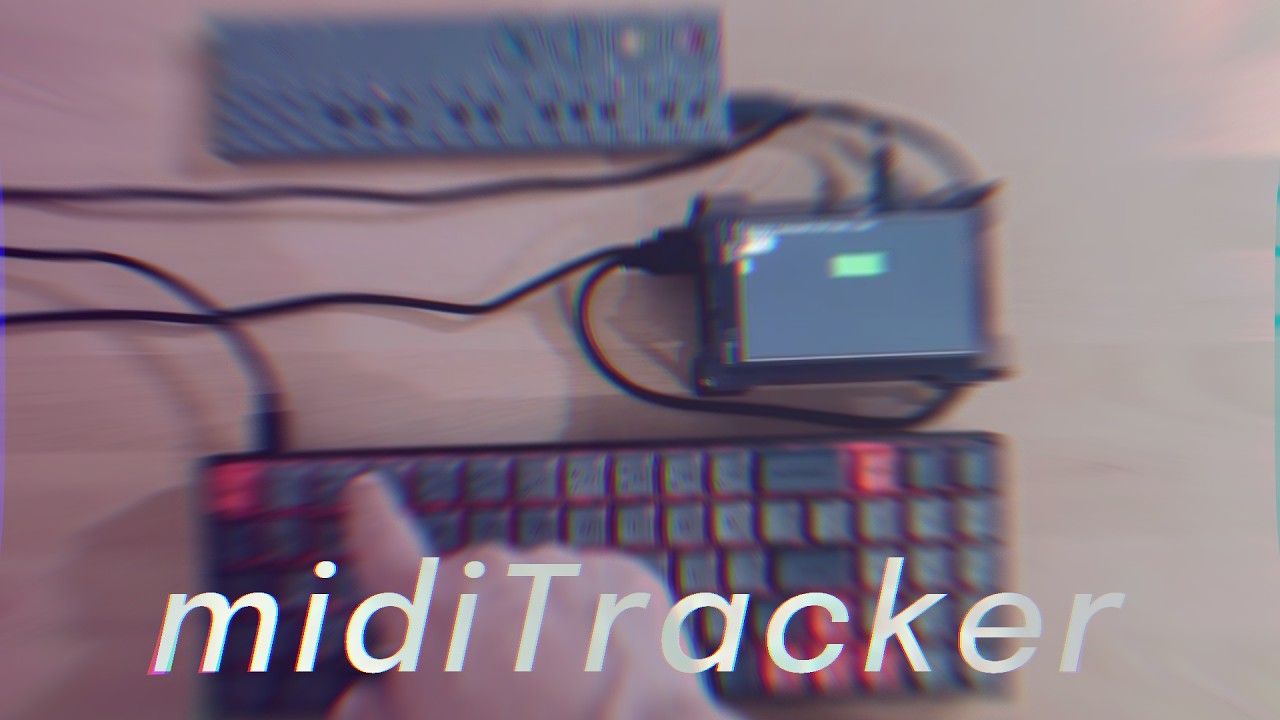 First Test of my Python midiTracker on a Raspberry PI - YouTube