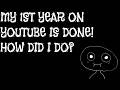Want to see how my first ever year went as a youtuber?