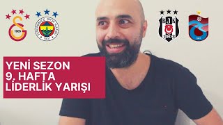Ligde 9. Hafta Liderlik Yarışı