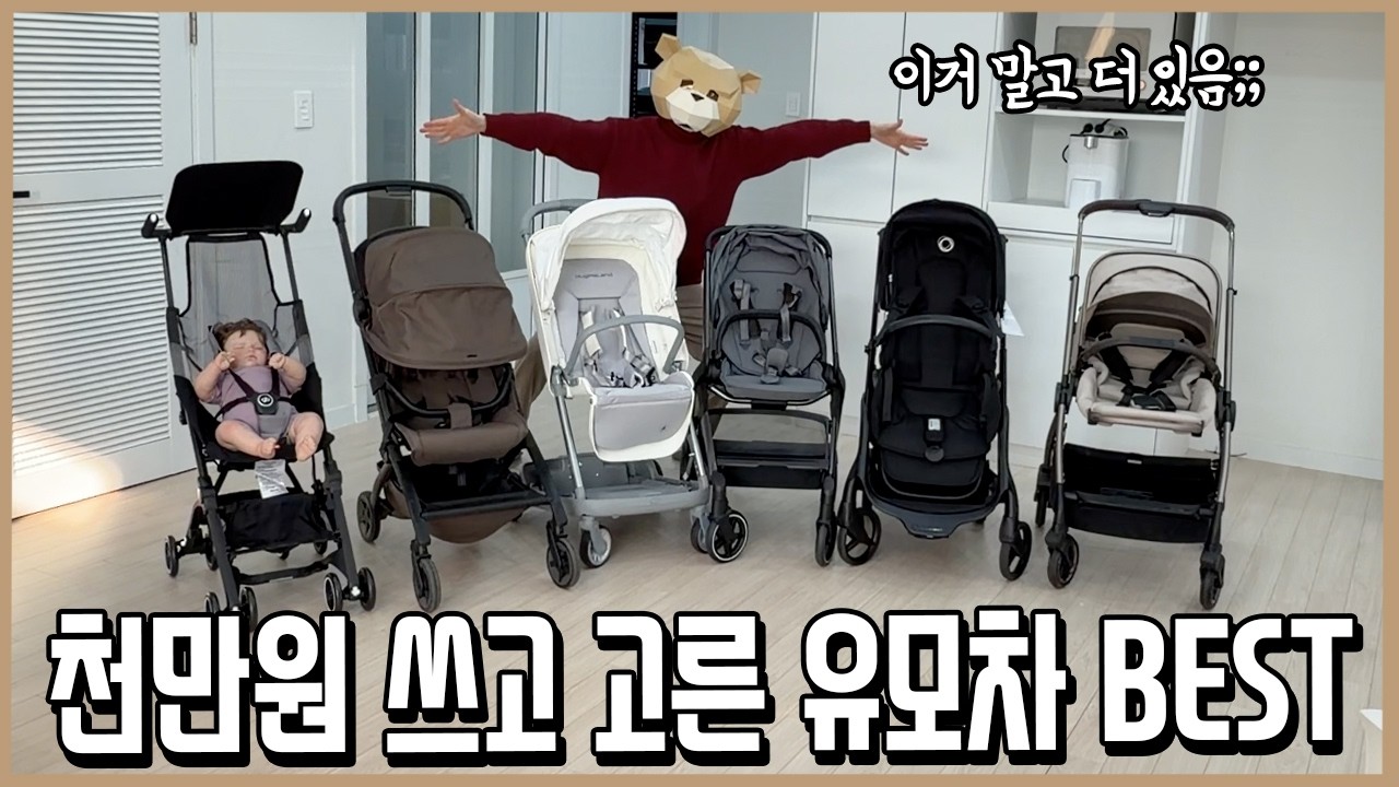 유모차에 쓴 돈만 천만원! 1년 6개월간 교차 사용하고 고른 유모차 BEST l 내돈내산