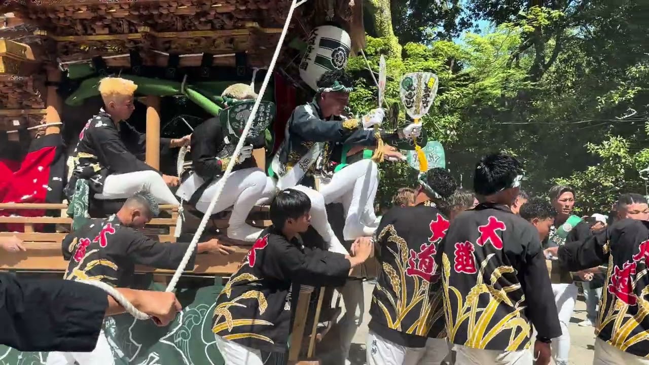 令和7年　大道町だんじり　宮入り