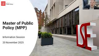 Master of Public Policy (MPP) - 9 month programme for policy professionals - Information session