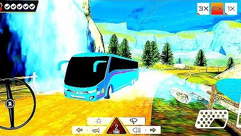 Offroad Bus Driving 3D - Real Drive Uphill Bus Simulator 👉 ANDROID GAMEPLAY
