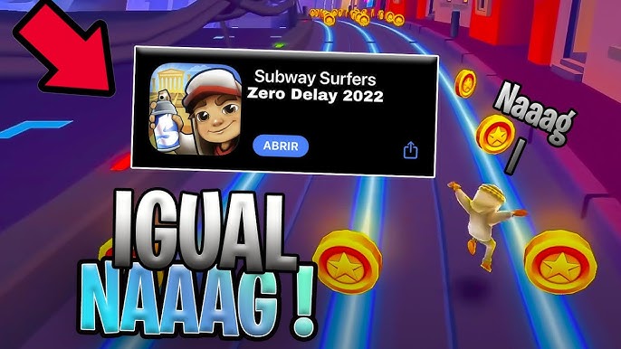 Subway Surfers 0 Delay no Mobile ou PC - Jogos Online Wx