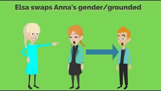 Elsa swaps Anna's gender and gets grounded