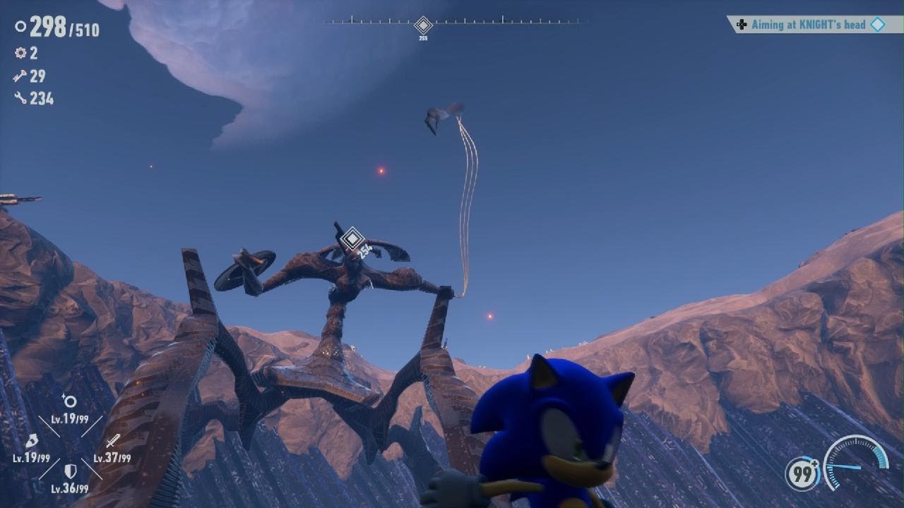 SONIC FRONTIERS vs Knight Titan Boss Fight - YouTube
