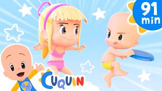 Juguemos en la playa 😎 y más canciones infantiles para bebés con Cleo y Cuquín