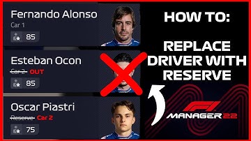 How to PROMOTE your RESERVE DRIVER - F1 Manager 2022 Tutorial