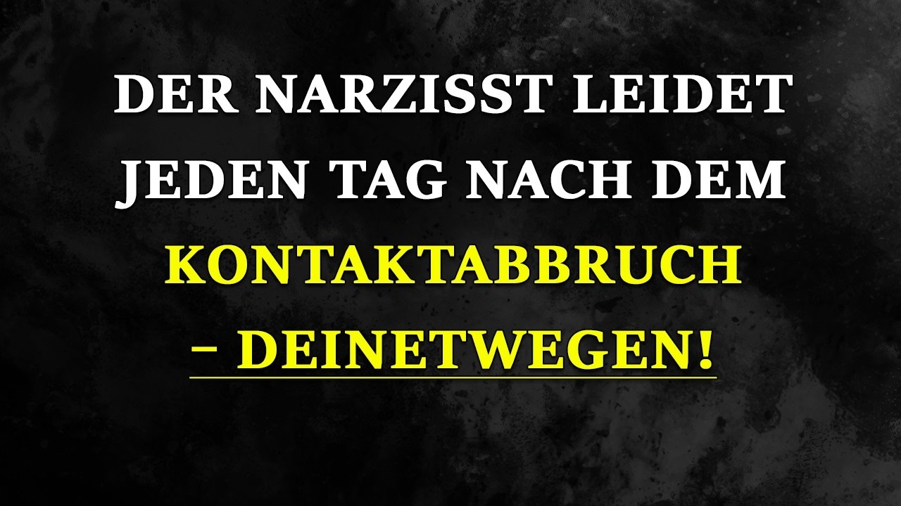 Wie der Narzisst täglich unter dem Verlust von Ihnen leidet und was er jetzt fühlt | Narzissmus