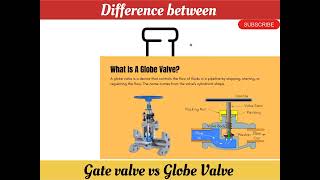 Difference between gate valve vs Globe Valve ‼️ #valve #trending #piping #engineering