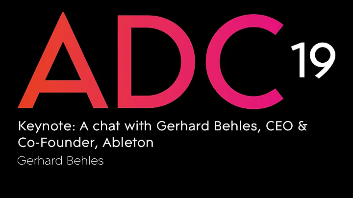 Keynote: A chat with Gerhard Behles, CEO & Co-Foun...