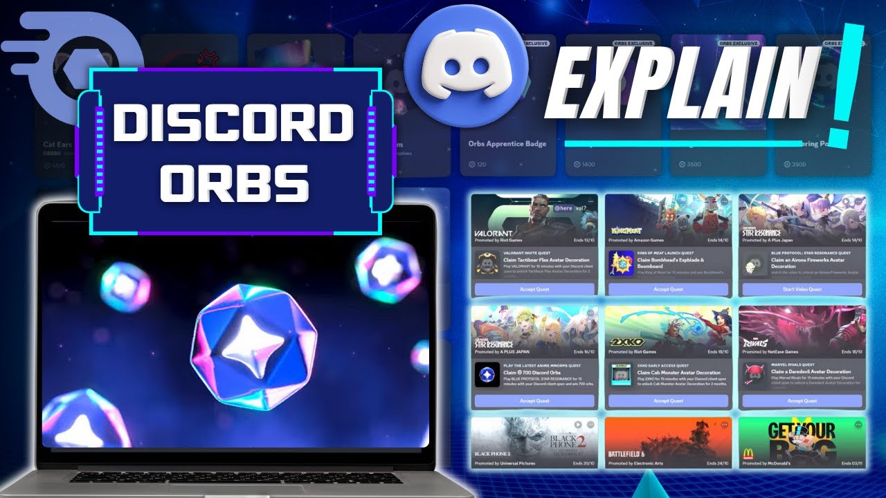 How to Get and Use Orbs in Discord (Quest System Explained) - YouTube