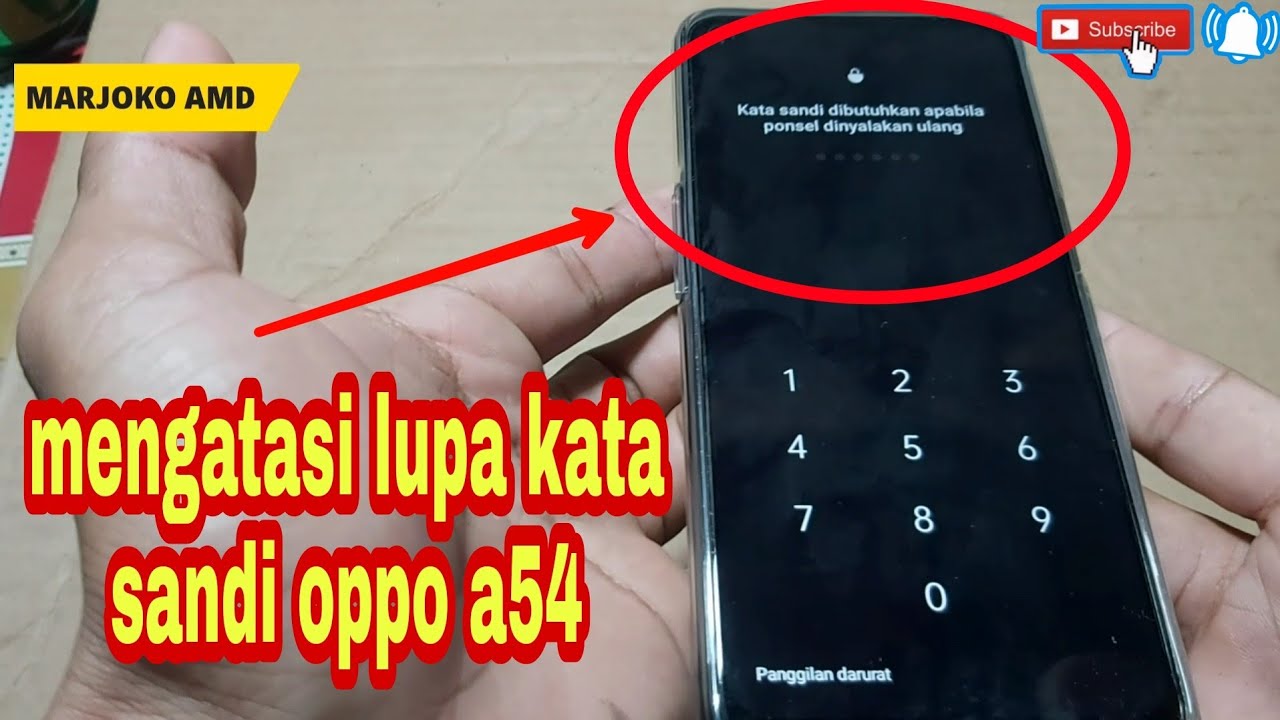 Oppo A54 Lupa Password Dan Email Part 1 