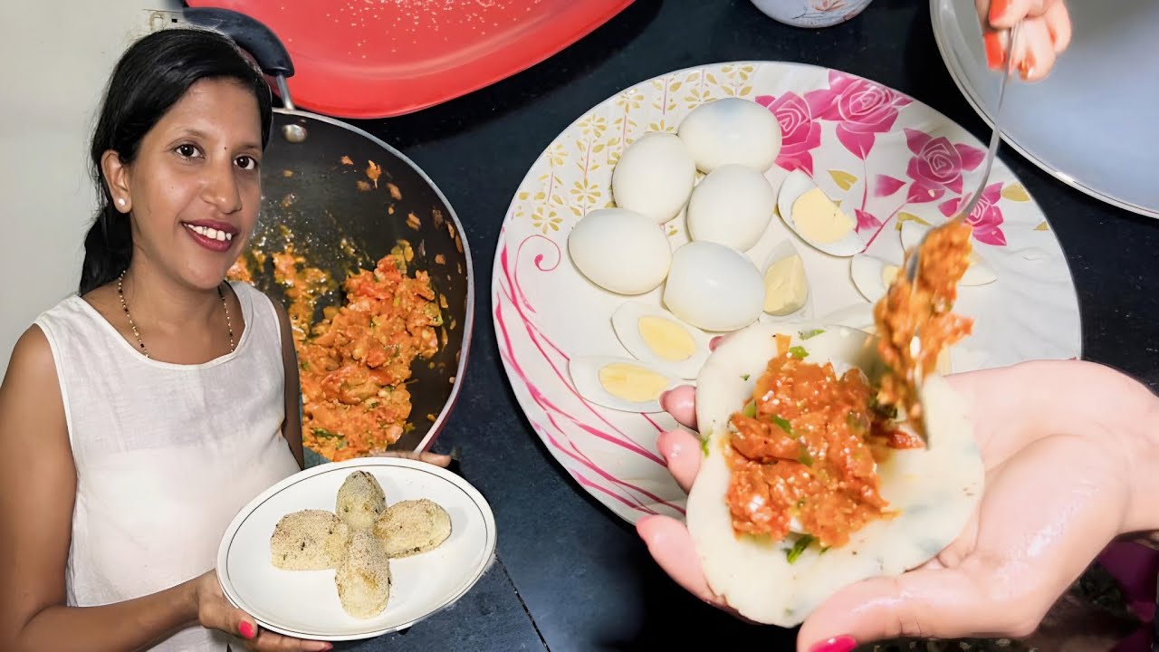 Egg Potato Chop Recipe अंडा चौप Goan Couple YouTube