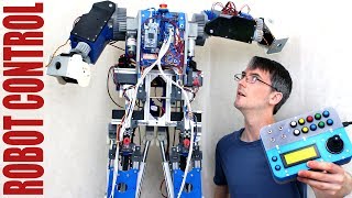 Thumbnail for Building Robot X #10 | Robot Arm Control | James Bruton