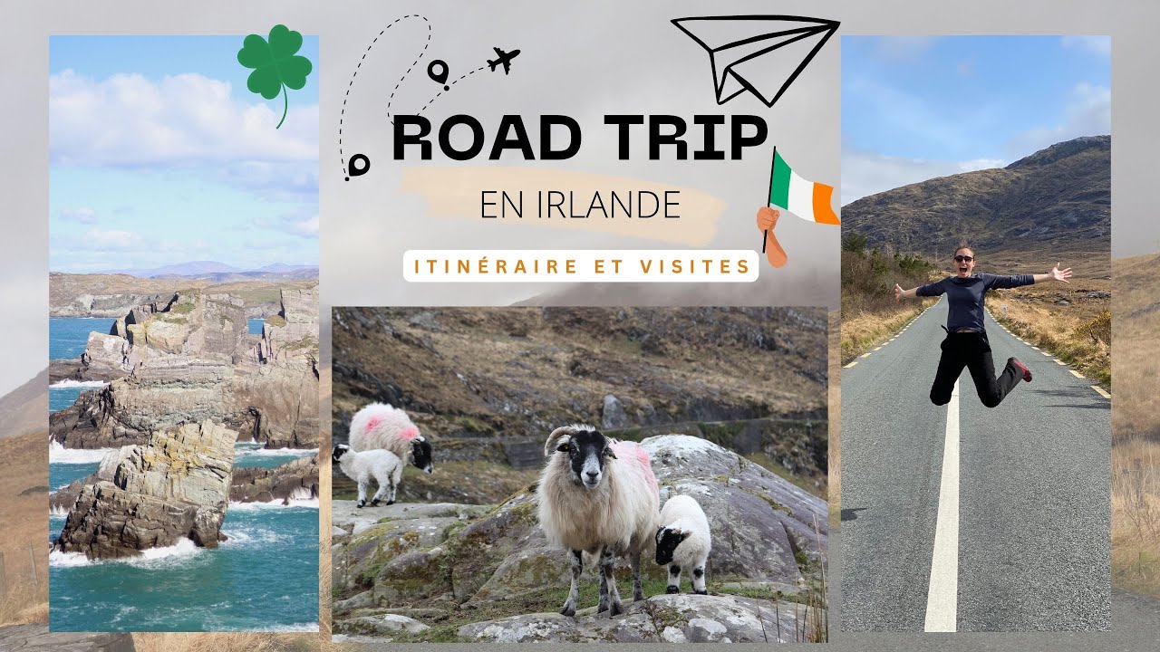 MON VOYAGE EN IRLANDE : 1 semaine de road trip!  Itinéraire - budget et visites 🇮🇪