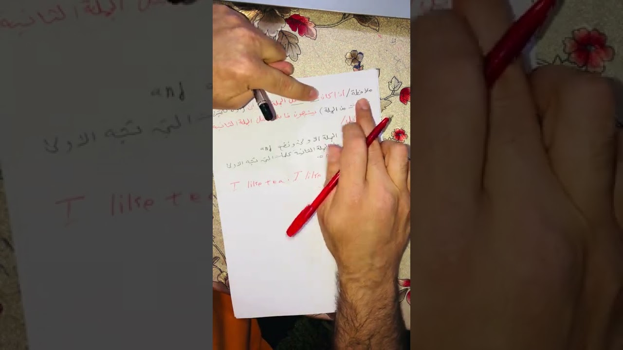 شرح انگليزي سادس زراعي / الوحدة الاولى / قواعد الجزء الاول